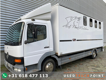 Livestock truck Mercedes-Benz Atego 9.17 / Manual / Full Steel / 3 Seats / Euro 2 / 277.000 KM!!! / Belgium Truck: picture 1