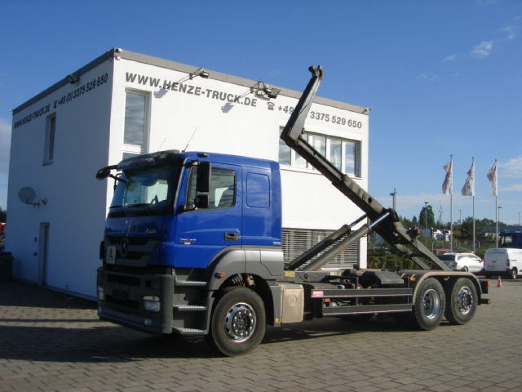 Mercedes-Benz Axor 2543 L 6x2 Abrollkipper nur 287TKM Meiller  - Hook lift truck: picture 1