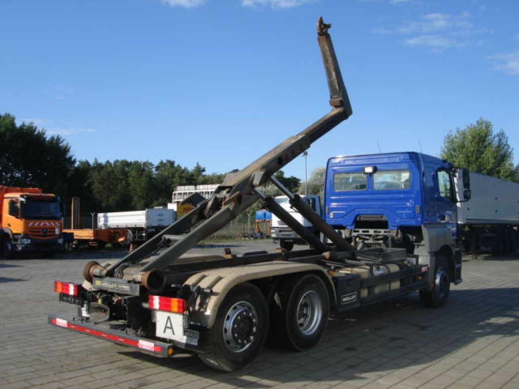 Mercedes-Benz Axor 2543 L 6x2 Abrollkipper nur 287TKM Meiller  - Hook lift truck: picture 3