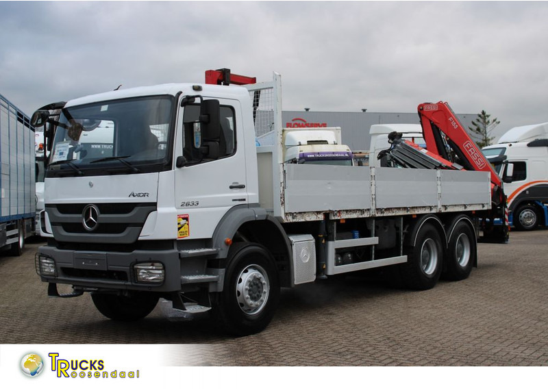 Mercedes-Benz Axor 2633 + FASSI 155 +REMOTE+ 6X4 BIG AXLE + MANUAL - Crane truck: picture 1