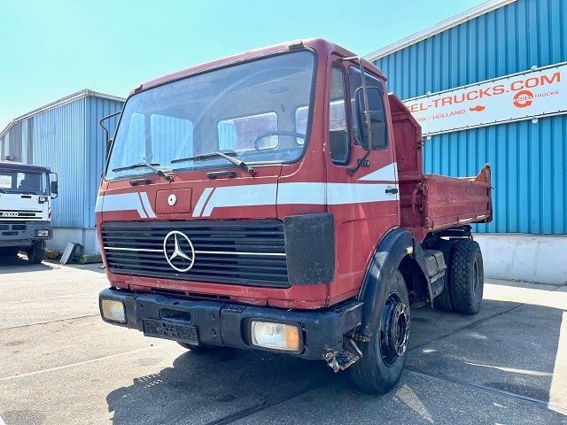 Mercedes-Benz SK 1213 FULL STEEL MEILLER KIPPER (MANUAL GEARBOX / FULL STEEL SUSPENSION / REDUCTION AXLE / 6-CILINDER ENGINE) - Tipper: picture 1
