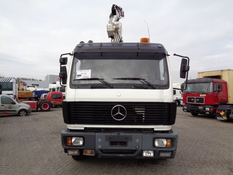 Mercedes-Benz SK 2433 + Semi-Auto + PTO + Serie 14 Crane + 3 pedals - Hook lift truck, Crane truck: picture 2