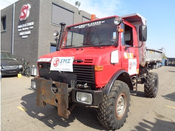 Tipper, Utility/ Special vehicle Mercedes-Benz Unimog 424 frontboard/4 lines: picture 1