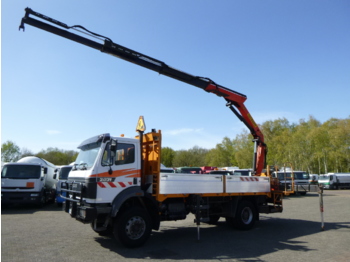 Dropside/ Flatbed truck, Crane truck Mercedes SK 2031 4X2 + Palfinger PK13000: picture 5