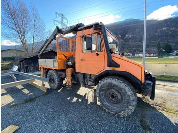 Mercedes UNIMOG U 140 MACHINE SUISSE - Tipper: picture 1