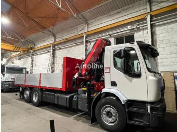 New Dropside/ Flatbed truck, Crane truck RENAULT C 320: picture 1
