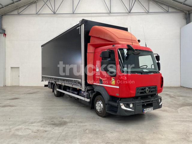 RENAULT D12.250 - Curtainsider truck: picture 1