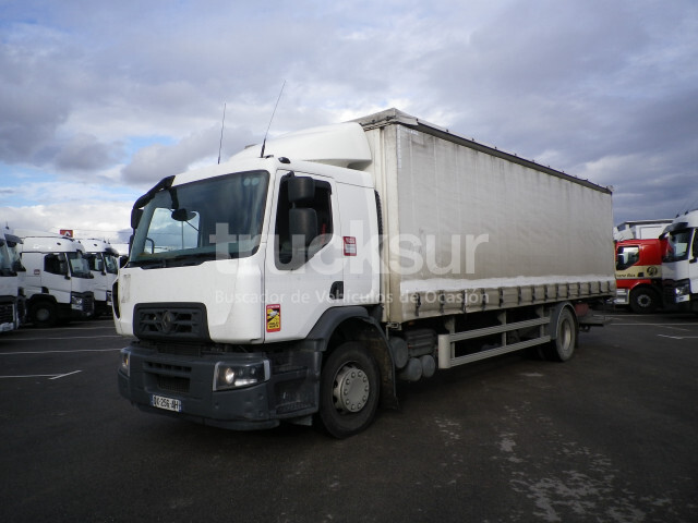 RENAULT D320 - Curtainsider truck: picture 1