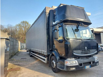 Curtainsider truck RENAULT Midlum 280