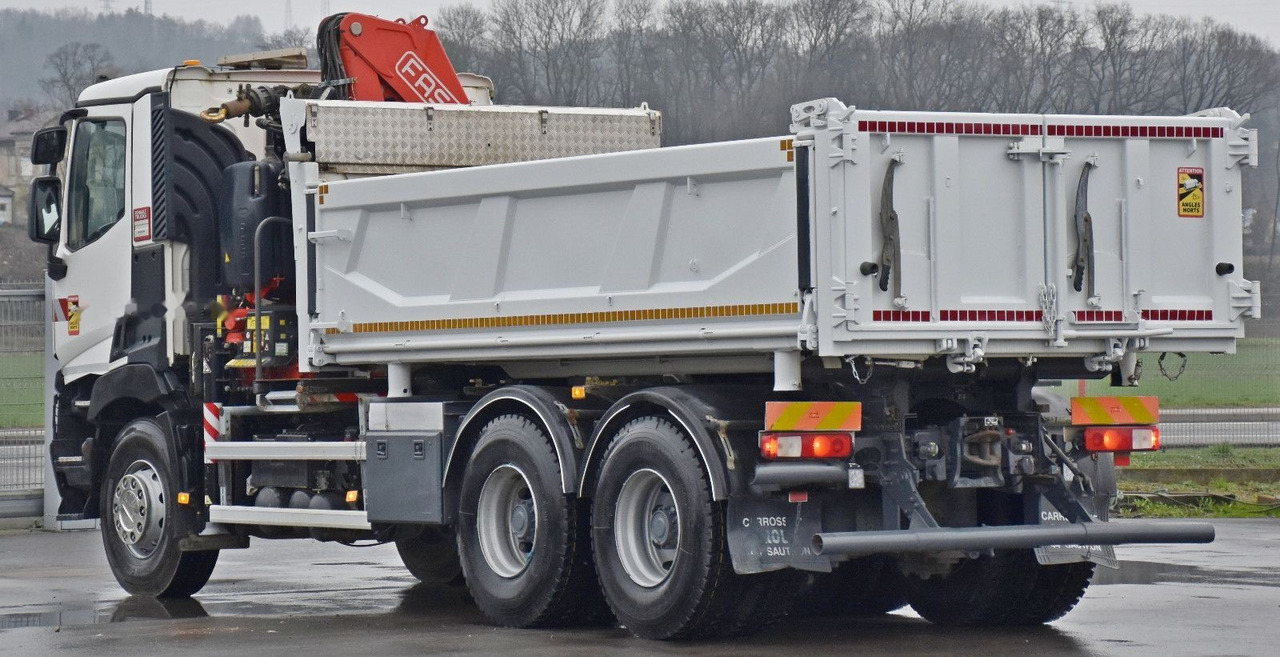 Tipper, Crane truck Renault C380: picture 8