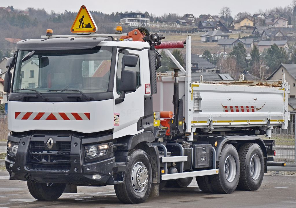 Renault C 380 * KIPPER 5,20 m* PK 16001 - K A+ FUNK /6x4  - Crane truck, Tipper: picture 5