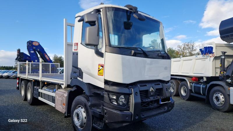 Renault C-Series 480.26 DTI 13 - Dropside/ Flatbed truck, Crane truck: picture 5