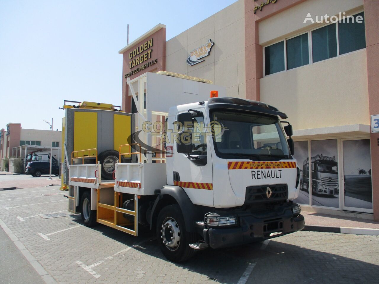 Renault D18 280 E3 - Dropside/ Flatbed truck: picture 1