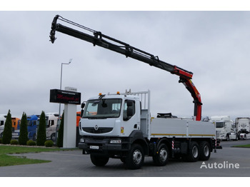 Dropside/ Flatbed truck RENAULT Kerax 410