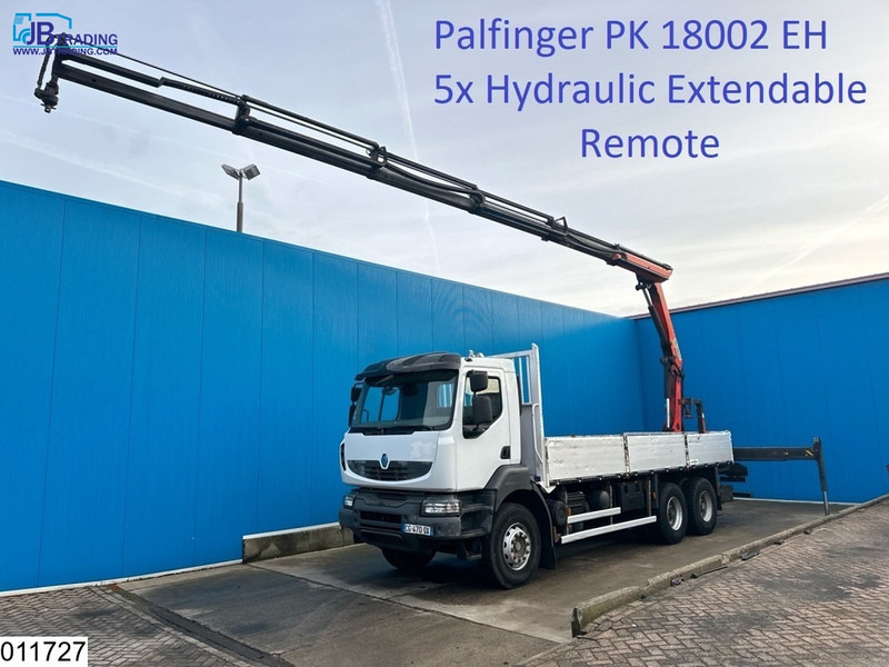 Renault Kerax 380 Dxi 6x4, EURO 5, Palfinger, Remote,Steel suspension - Dropside/ Flatbed truck, Crane truck: picture 1