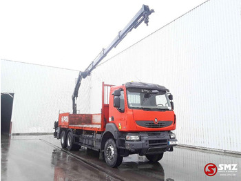 Renault Kerax 410 DXI Hiab 166B3 +remote - Dropside/ Flatbed truck, Crane truck: picture 1