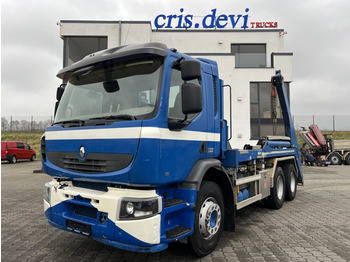 Skip loader truck RENAULT Premium Lander