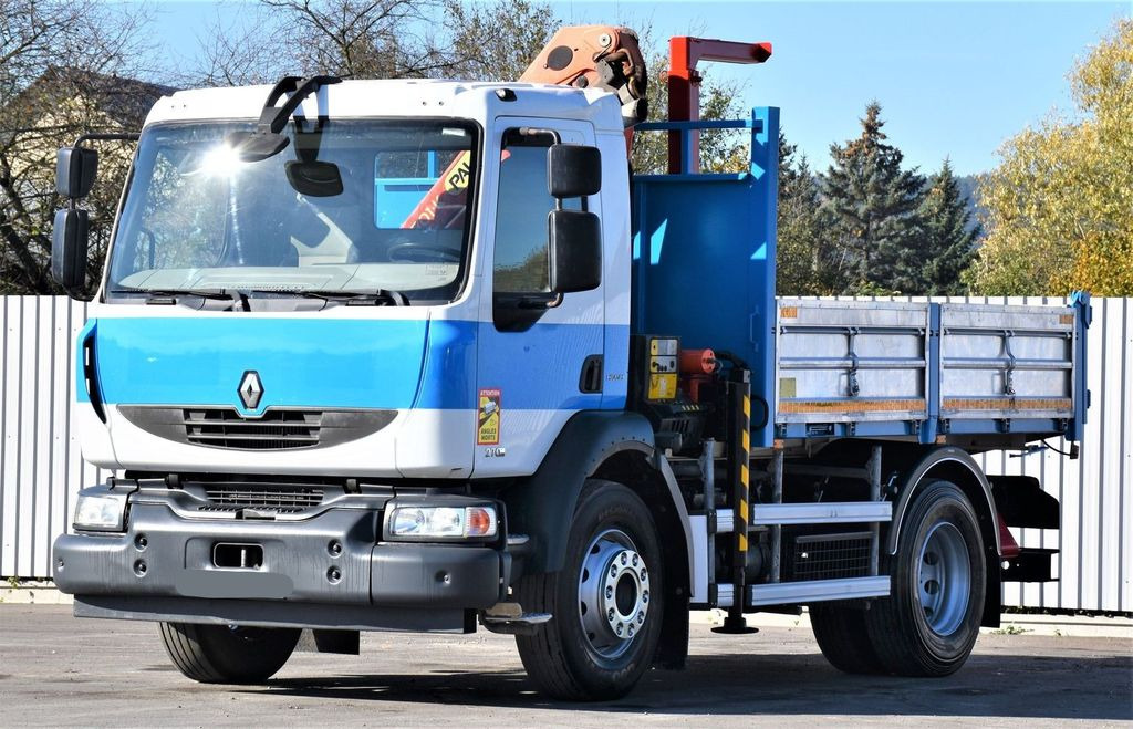 Renault MIDLUM 270 DXI *TIPPER 3,50m *PK 8501-K/FUNK  - Tipper, Crane truck: picture 3