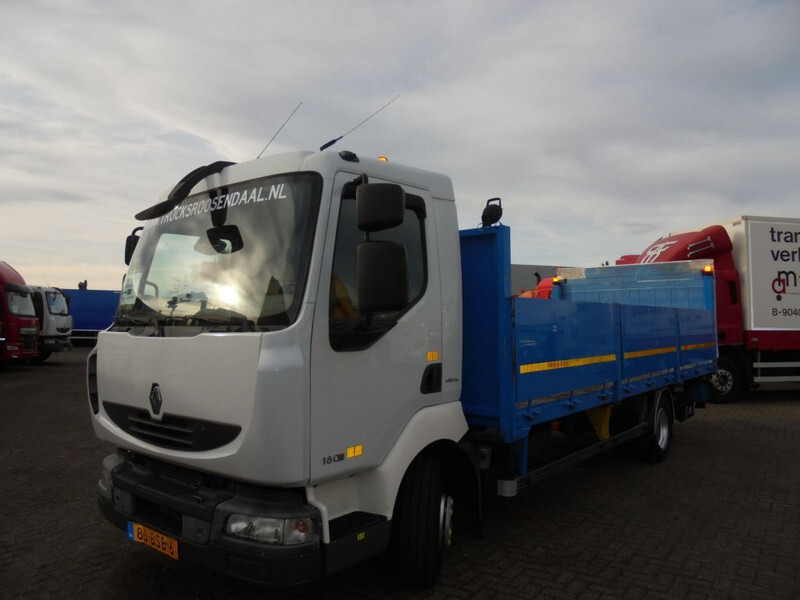 Dropside/ Flatbed truck Renault Midlum 180DXI + EURO 5 + LIFT: picture 7
