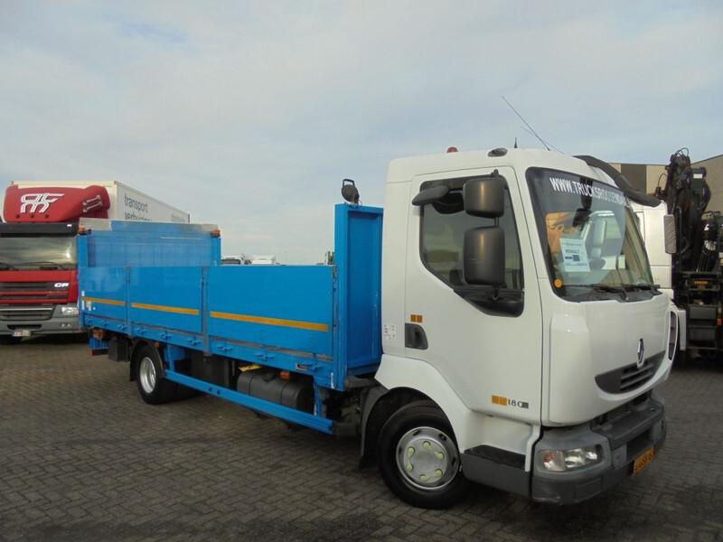 Renault Midlum 180DXI + EURO 5 + LIFT - Dropside/ Flatbed truck: picture 2