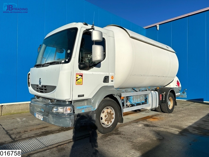 Renault Midlum 220 17013 Liter, LPG GPL, Gastank, Steel suspension - Tank truck: picture 1
