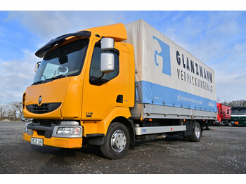 Curtainsider truck Renault Midlum 220  7.5EL Euro 5 LBW Bordwände: picture 1