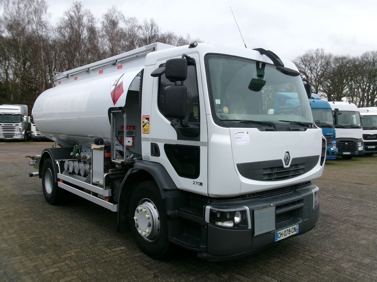 Renault Premium 270 4x2 fuel tank 13.8 m3 / 4 comp / ADR 16/05/24 - Tank truck: picture 2