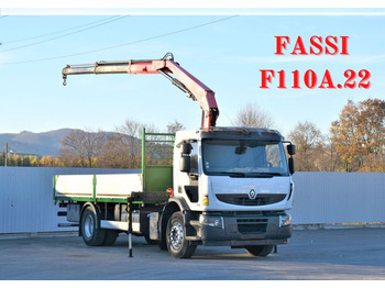 Renault Premium 370* FASSI F110A.22 * TOPZUSTAND  - Crane truck: picture 1