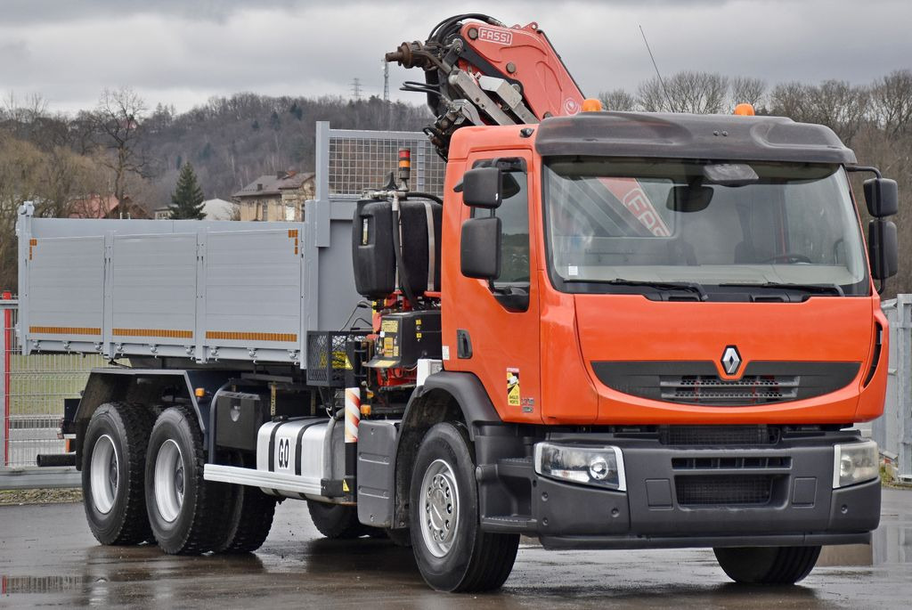 Renault Premium 370 *FASSI F165AXP.23 + FUNK/ 6x4 * TOP  - Crane truck, Tipper: picture 3