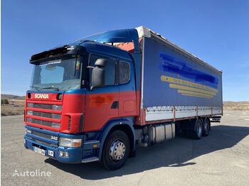 Curtainsider truck SCANIA 114 340: picture 1