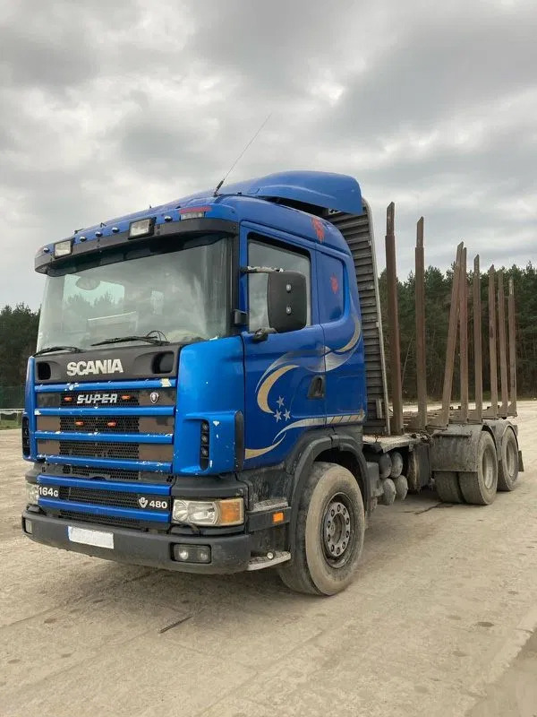 SCANIA 164.480 - Timber truck: picture 3