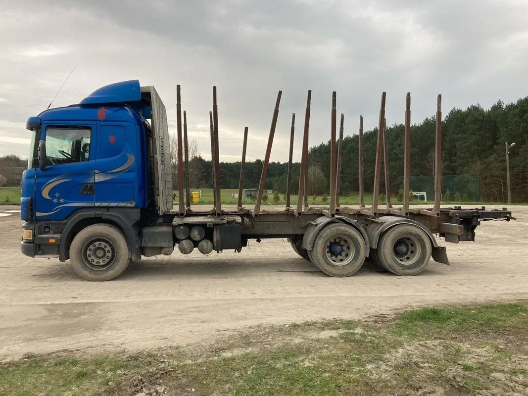 SCANIA 164.480 - Timber truck: picture 4
