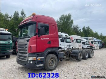 Cab chassis truck SCANIA R480 8x2 - Full steel - Euro 5 - Steering Axle: picture 1
