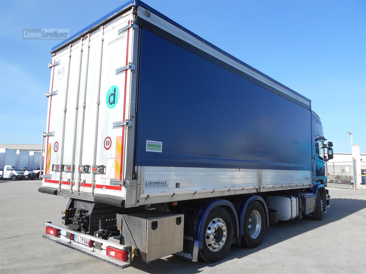 SCANIA R580 - Curtainsider truck: picture 5