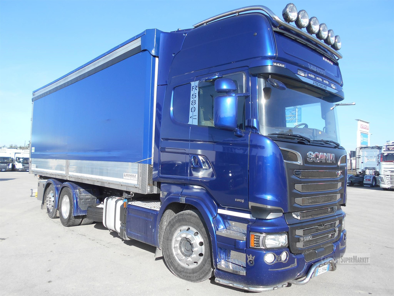 SCANIA R580 - Curtainsider truck: picture 3