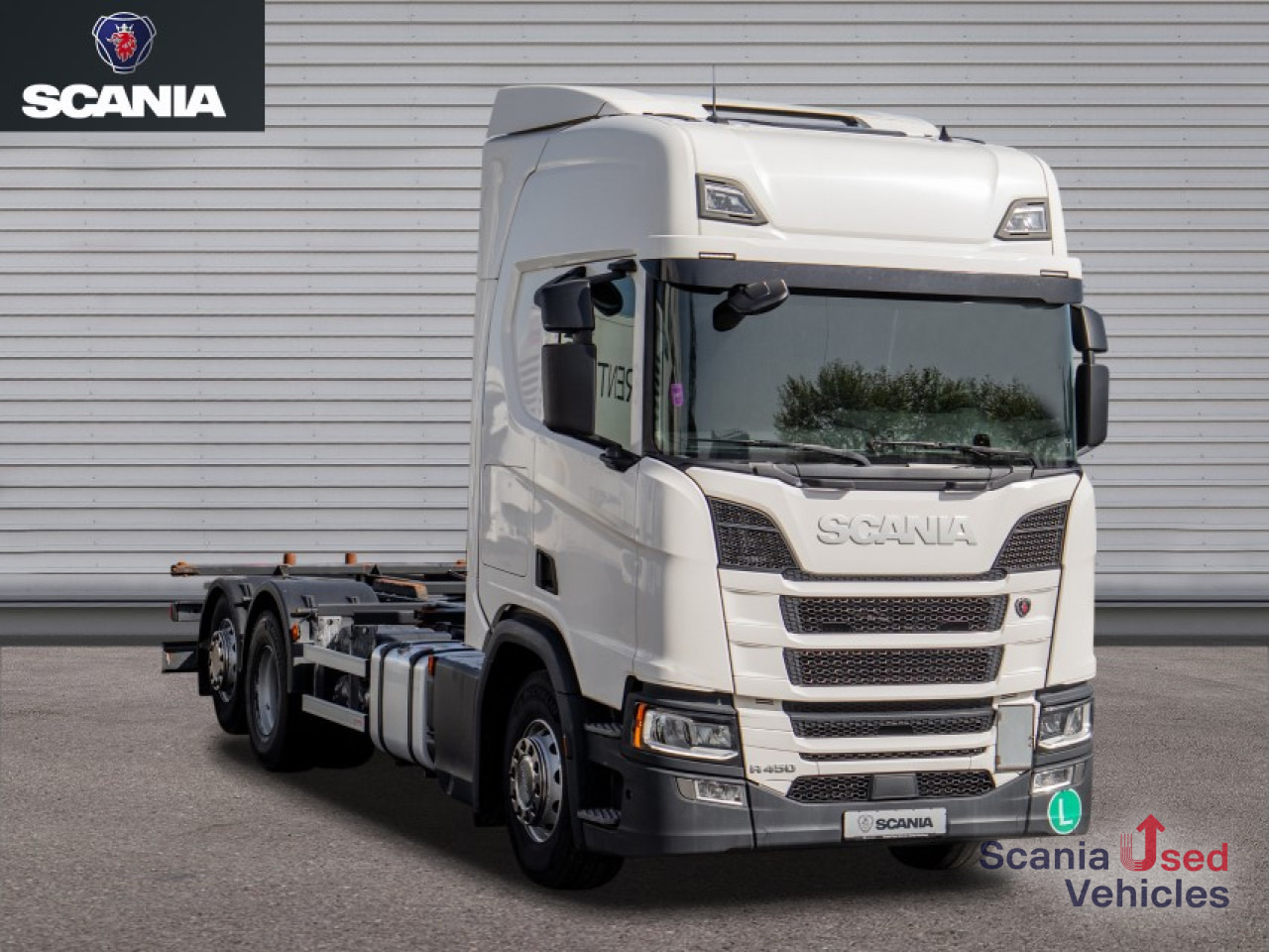 Container transporter/ Swap body truck SCANIA R 450 B6x2*4NB Lenkachse,Standklima: picture 8