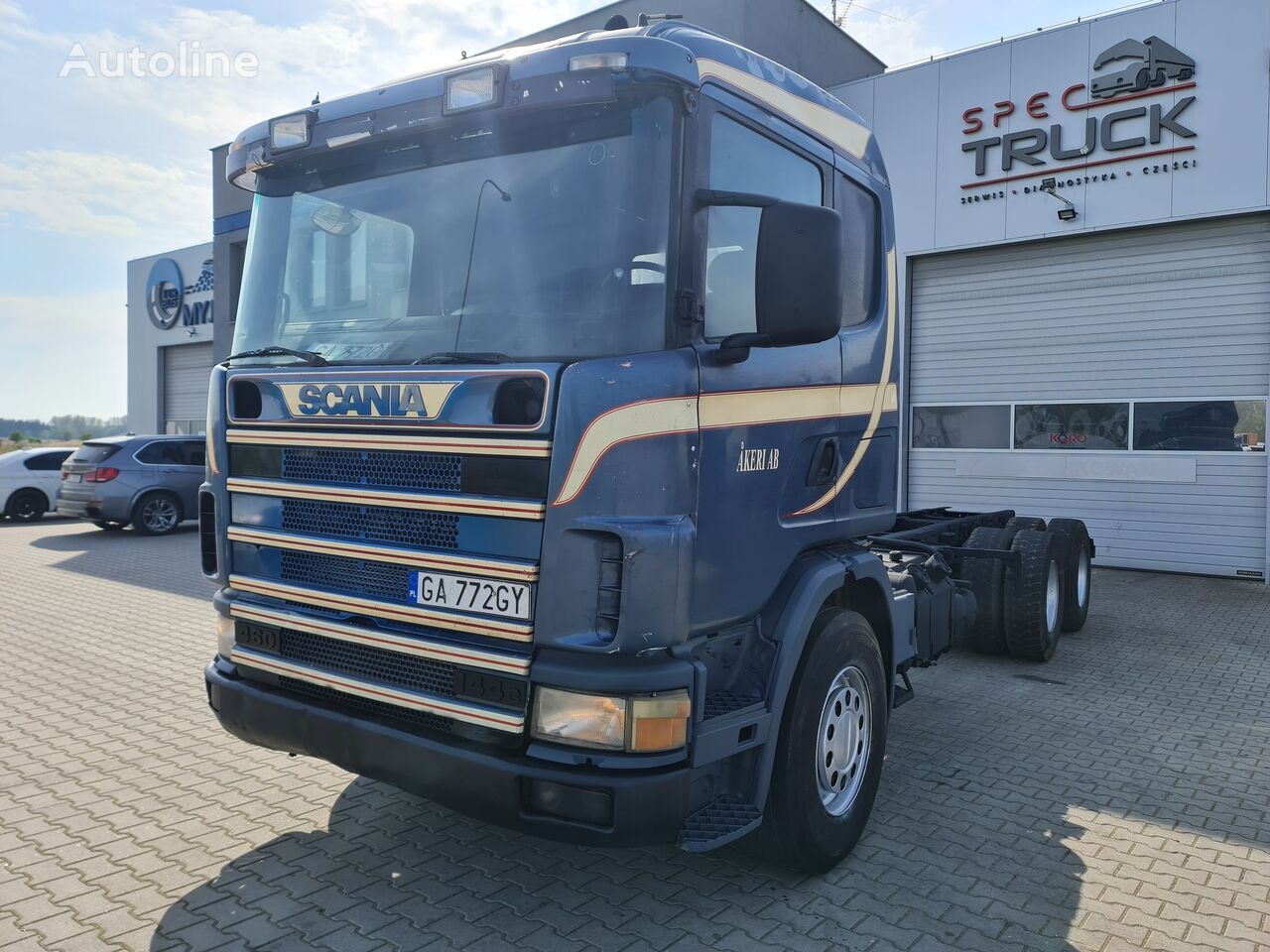 Scania 144G, 460 , V8 6x4, FULL STEEL, MANUAL - Cab chassis truck: picture 2