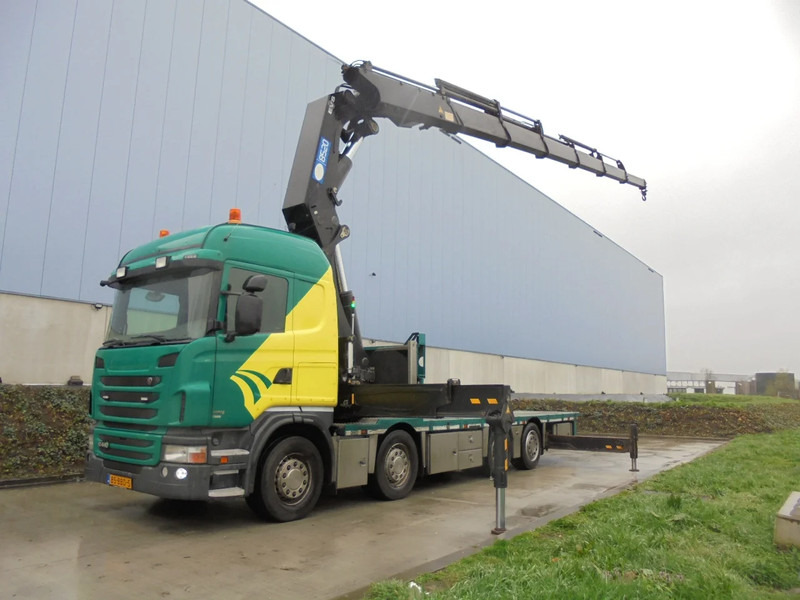 Scania G440 8X2 85 TON METER - Dropside/ Flatbed truck, Crane truck: picture 1