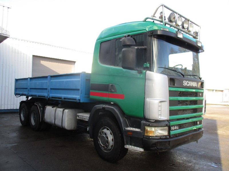 Scania G 164 580 , 6x4 , Manual , Retarder , Airco , 2 way tipper , Spring suspension - Tipper: picture 4
