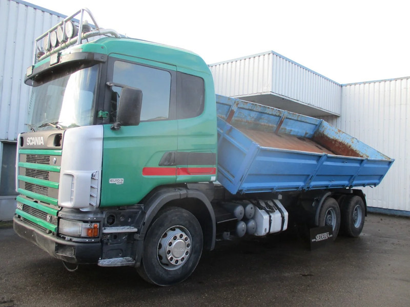 Scania G 164 580 , 6x4 , Manual , Retarder , Airco , 2 way tipper , Spring suspension - Tipper: picture 1