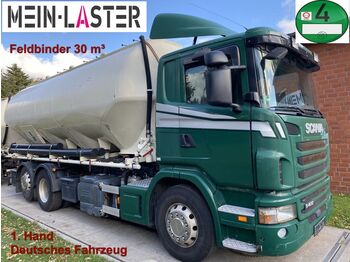 Tank truck Scania G 400 Feldbinder Silo 30m³ 6x2 1. Hand Klima: picture 1