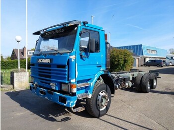 Cab chassis truck Scania P113-320 113 6X4 STEEL SUSPENSION MANUAL BIG AXLES: picture 1