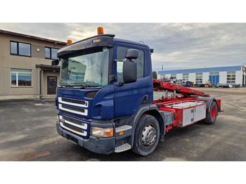 Scania P270 4X2 with container - Cable system truck: picture 1