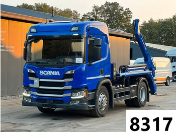Scania P280 4x2 Euro 6 MEILLER-Absetzkipper  - Skip loader truck: picture 1
