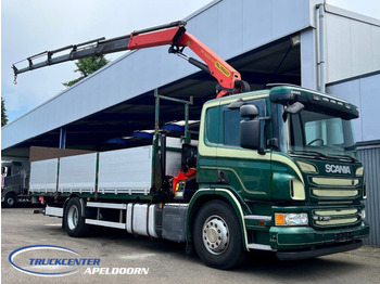 Scania P320 Palfinger PK 14002, Euro 6, 4x2. - Dropside/ Flatbed truck, Crane truck: picture 1
