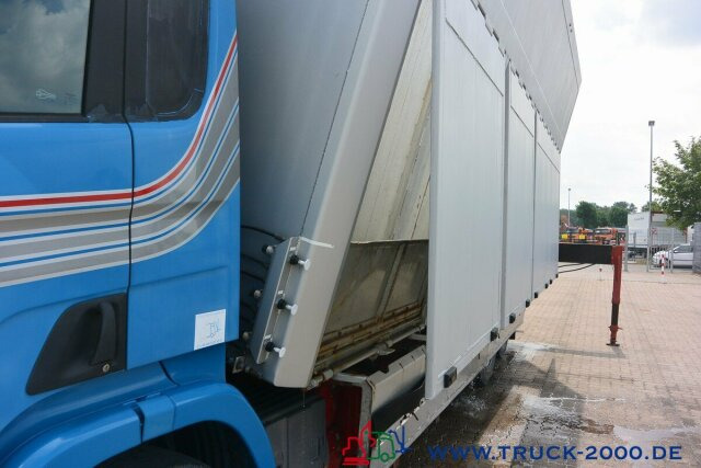 Scania P380 Glas Wertstoff Sammler Recycling 37m³1.Hand - Tipper, Crane truck: picture 5