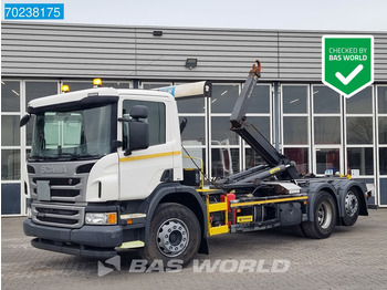 Scania P410 6X2 Retarder Hydraulik Lift+Lenkachse 18T Euro 6 - Hook lift truck: picture 1