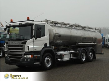 Tank truck Scania P410 Manual + Euro 6 + Tanktruck + 15.000 LTR + RMO compleet + RVS 304 Gereserveerd !!!: picture 1