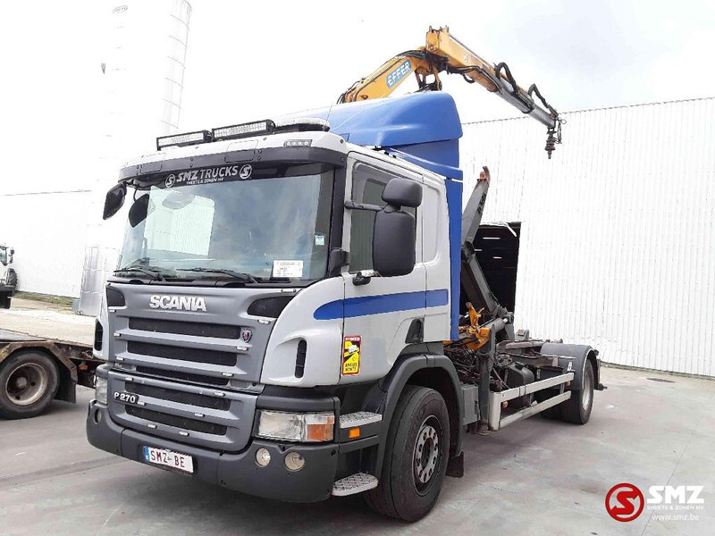 Scania P 270 Effer 150 2s+ container - Hook lift truck, Crane truck: picture 2