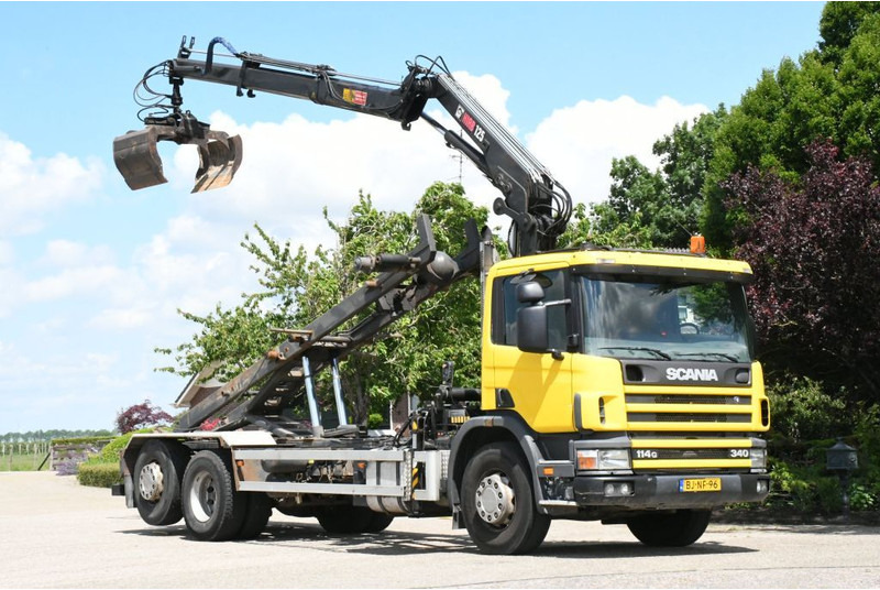 Scania R114-340 6x2 !!KRAAN/CONTAINER/KABEL!!MANUELL!! - Cable system truck, Crane truck: picture 1